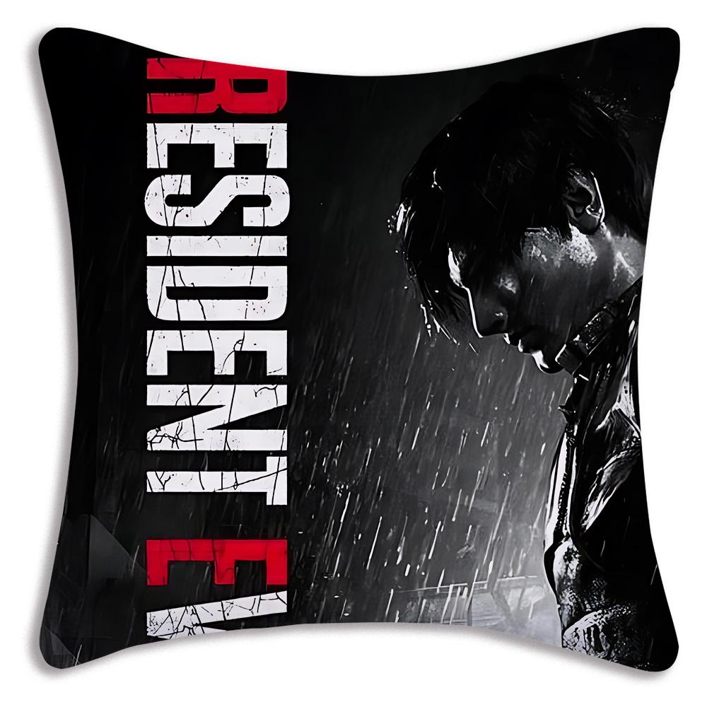 Movie ResidentS Evil Umbrellas Pillow Covers Cartoon Sofa Decorative Home Double-sided Printing Short Plush Cute Cushion Cover
