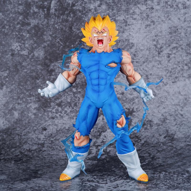 Anime Dragon Ball Z GK Vegeta Figure Self-destruct Majin Vegeta Figurine 27CM PVC Action Figures Collection Model Toys Gifts
