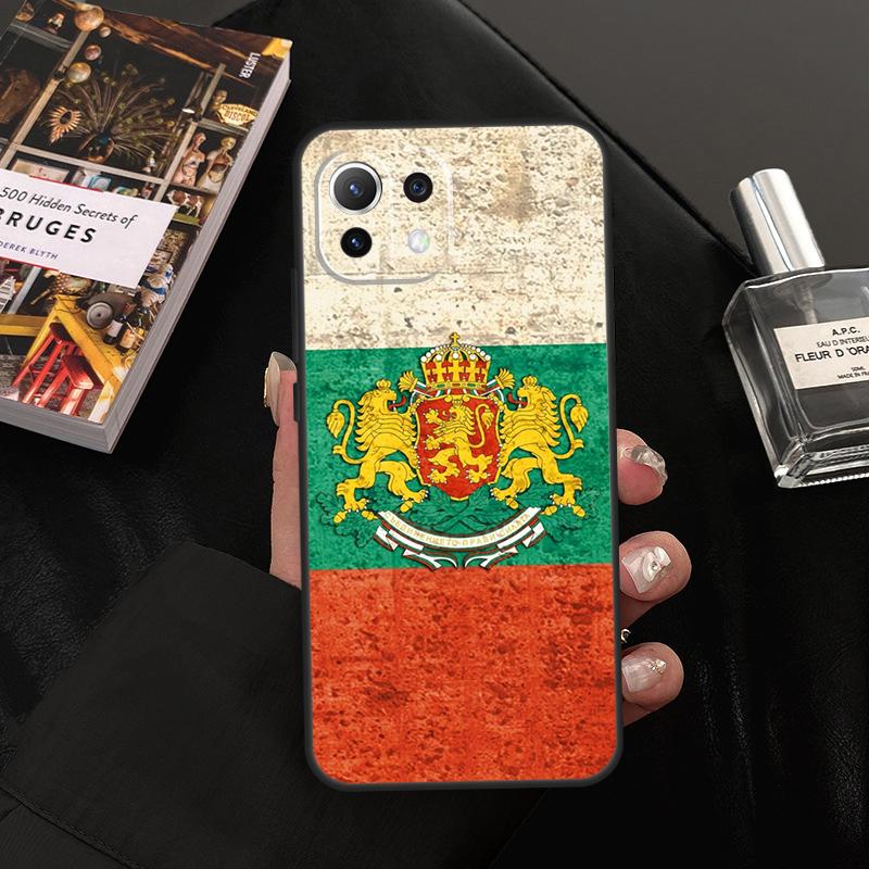 Bulgaria Flag Passport Map Case For Xiaomi 15 14 13 Ultra 11T 12T 13T 14T Pro POCO X7 Pro X3 X5 X6 F5 F6 M6 Pro Cover