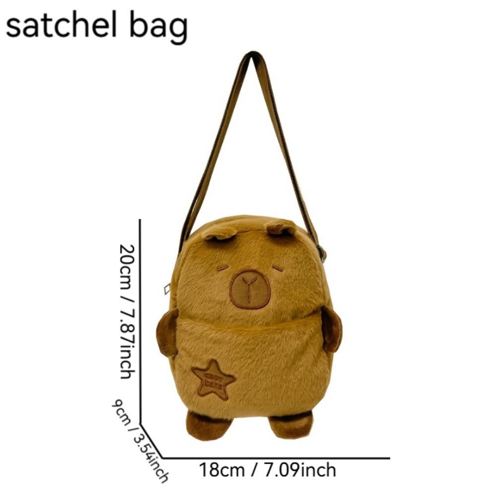 Borsa da Petto Peluche Cartone Animato per Ragazze e Borsa a TracollaBorsa Bambola Cali Pesce Palla CarinaBorsa a TracollaBorsa per CellulareModa Casual