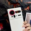 Roter Kamerarahmen mit strukturiertem Gehäuse für ZTE nubia Z80 Ultra zte Z70S Ultra z70 ultra Ultimate Design Stoßfeste Hülle