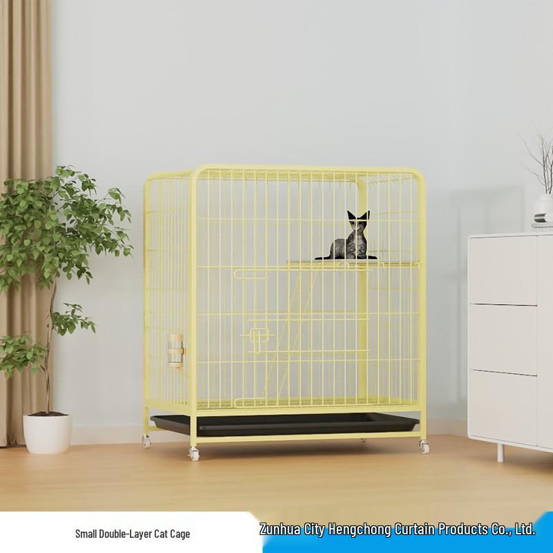 Extra-Large Three-Layer Cat Cage Villa for Household Use