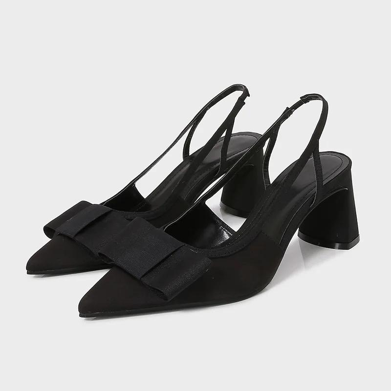 Fashion Sexy Burgundy Patent Leather Pointed Toe Pumps Women Fashion Bow Slingback Brand Designer Shoes Elegant Cozy Banquet Dress Shoes