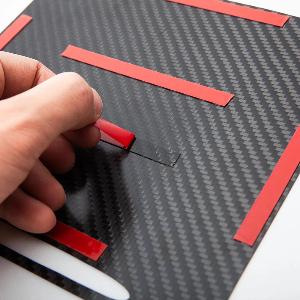 Center Console Cover For Tesla Model 3 Y Central Control Armrest Panel Trim Real Carbon Fiber Car Interior Accessories 2025-2025