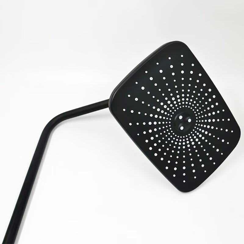Jingu Lao Elegant Black Copper Piano Button 4-Function Shower System