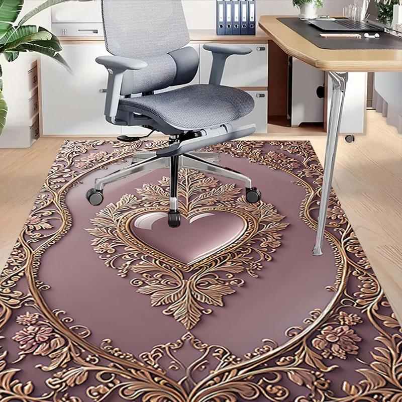 

1PC Heart Pattern Extra Large Non Slip Floor carpet, Office, family, bedroom Large Area Rug Indoor Rugs, Vibrant Colors 60cm by 90cm