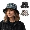 Trendy Skull Graffiti Print Bucket Hat Foldable Breathable Unisex Sun Hat Lightweight Uv Protection Casual Hat Daily Streetwear