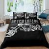 Comforter Popular Bedroom Bedding Set For Men Super Cool Motorcycle Tractor Bedding Set Luxury 100% Polyester Bed Sets S
