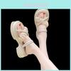 Stylish Summer Pearl Sandals For Women In Black And Beige Perfect For Every Occasion