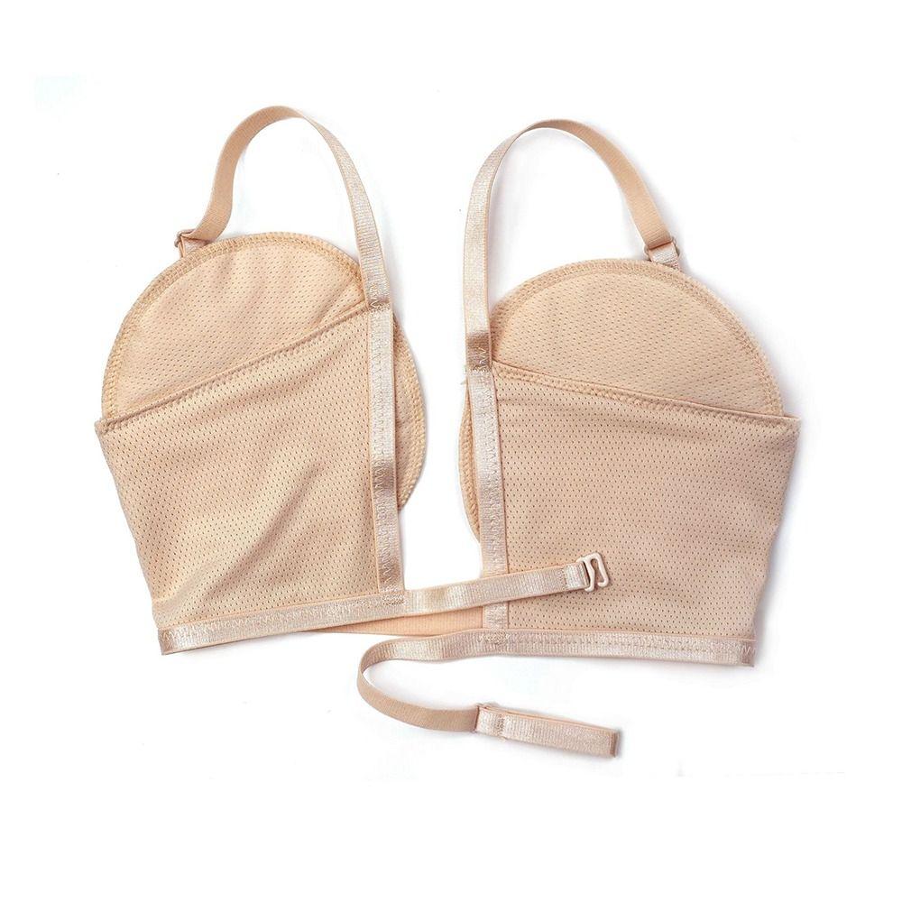 Skin Tone Underarm Sweat Pads Reusable Perspiration Absorbing Pads Armpit Sweat Guard Summer