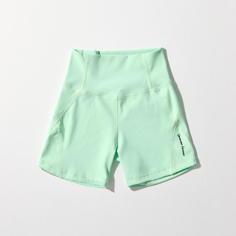 Girls' High-Waisted Shark Yoga Shorts - Summer Thin Layer