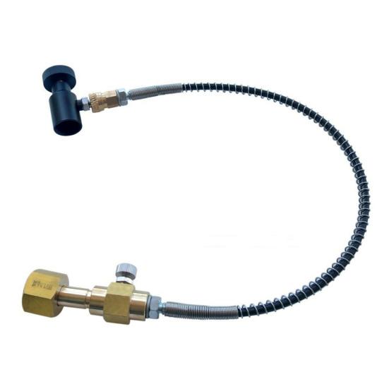 CGA320/W21.8 CO2 Cylinder External Hose Refill Adapter for Soda Maker Machine Sale Goods