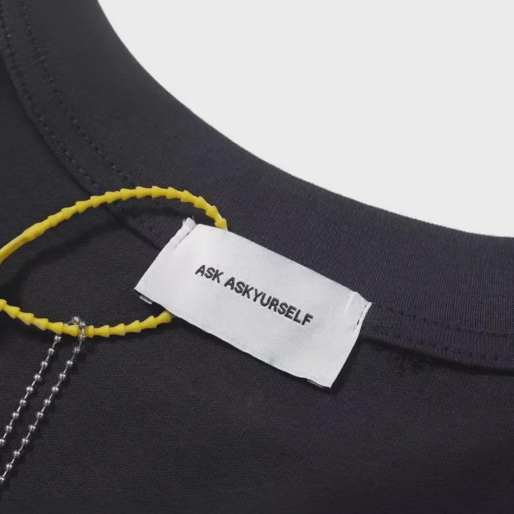 ASK ASKYURSELF Logo Printed Cotton Double Yarn T-Shirt