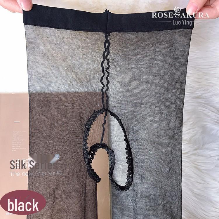 

0D Колготки с открытой промежностью: Ультратонкие, прозрачные, сексуальные чулки для красивых ног One Size