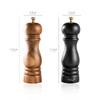Pepper Mill Salt Mill Natural Oak Mill Pepper Pepper Wood Ceramic Core Pepper Grinder Manual Spice Grind Solid Wood Rock Salt Black Pepper Black