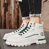 ins high-top leather shoes trendy casual high-top Martin boots retro wind locomotive big yellow boots