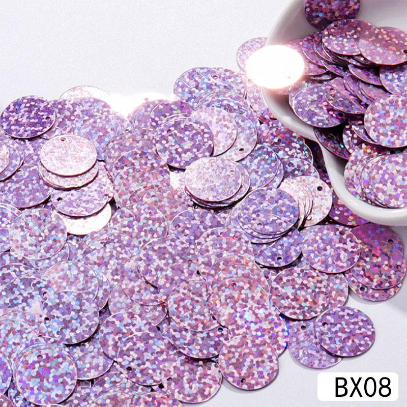 30mm Clear Flat Round Sequins Bulk Pack for Handmade Craft Projects Wedding Sewing Decoration