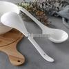 Extra Large Ceramic Long Handle Soup Spoon