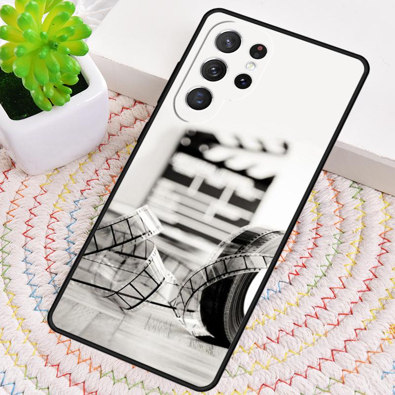 Film Movie Maker Clapper Board Phone Case for Samsung Galaxy Note 10 Pro S26 Ultra S23 S24 FE S25 S21 S22 PLUS Shockproof Cove
