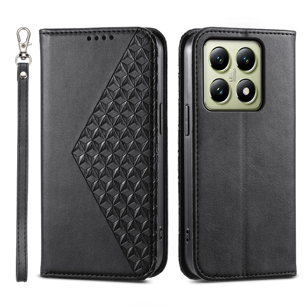 For Xiaomi 14T Case Calf Texture PU Leather Phone Cover with Wallet