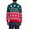 Men's And Women's Casual Christmas Printed Knitted Sweater, Loose Pullover Round Neck Warm Sweater