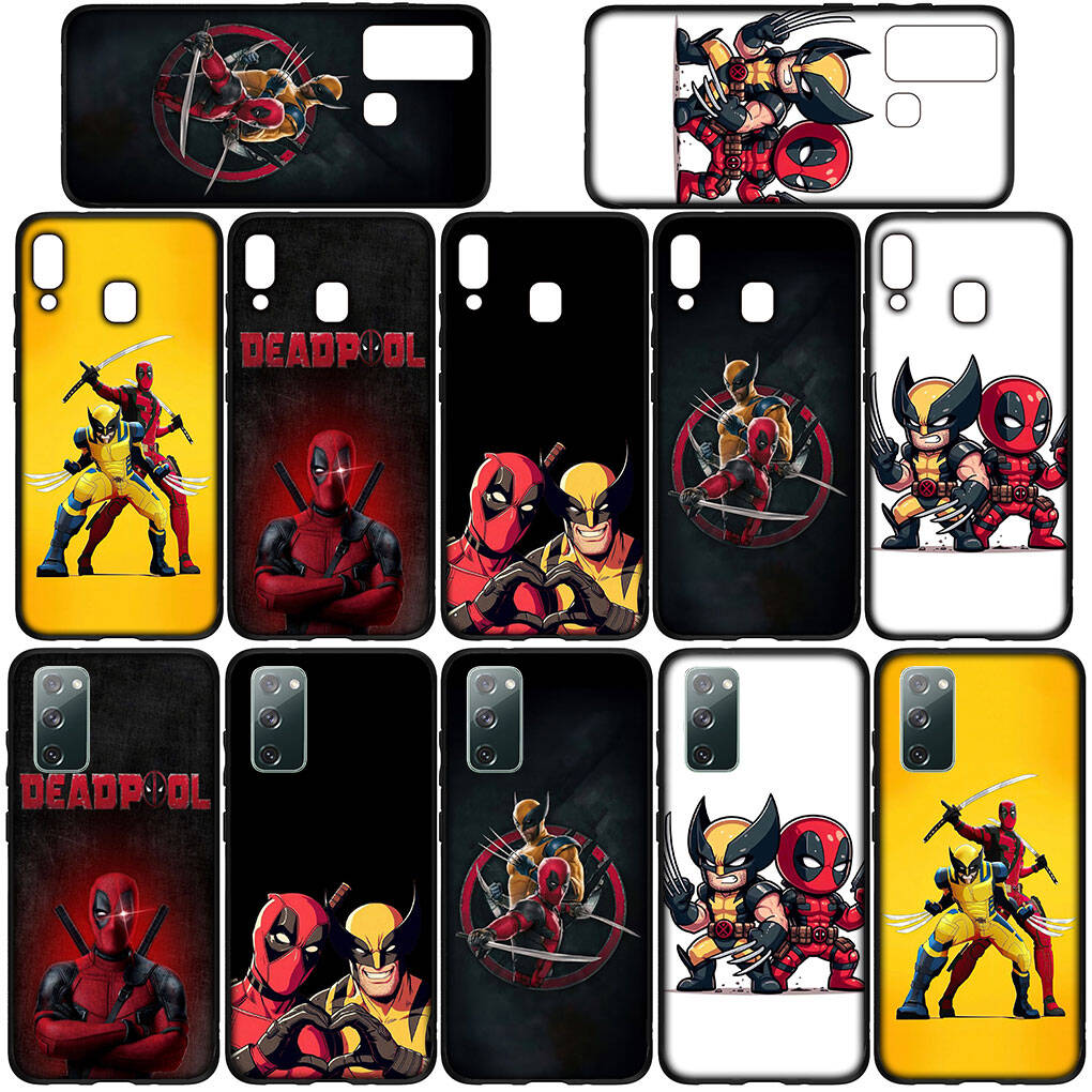 Cover for iPhone 17 16 15 Xiaomi Poco Redmi Note 14 13 12 11 Pro Max 9 16e Samsung Galaxy S25 S24 S23 OPPO Huawei Wolverine Cool Deadpool Phone Case