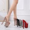catwalk high heels fashion sandals fashion sexy platform hate sky high large size shoes