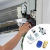 Retrofits Valves with Dust Covers Convert Piercing Tap Valves Line Tap Valves Kit for HVAC Systems R22 R12 R134A
