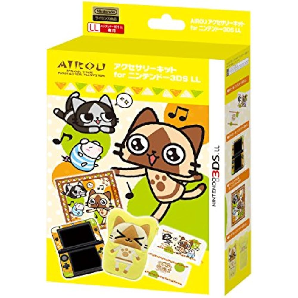 [Amazon.co.jp Exclusive] Monster Hunter 4G “AIROU” 3DS LL Accessory Kit Set with 2 Amazon.co.jp E...