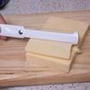 Rebanador de mantequilla y queso, cuchillo Pissza, cortador afilado, cortador con mango suave, útil, blanco