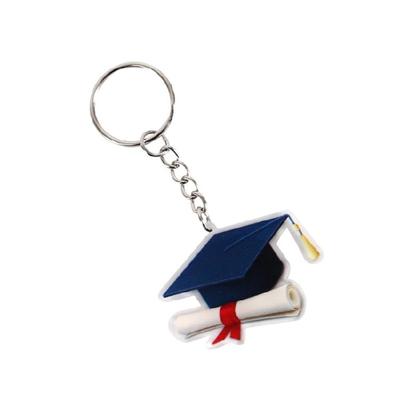 Stylish Graduation Hat Keychain Portable Graduation Gift Perfect for Commemorating Academic Milestones and Achievements