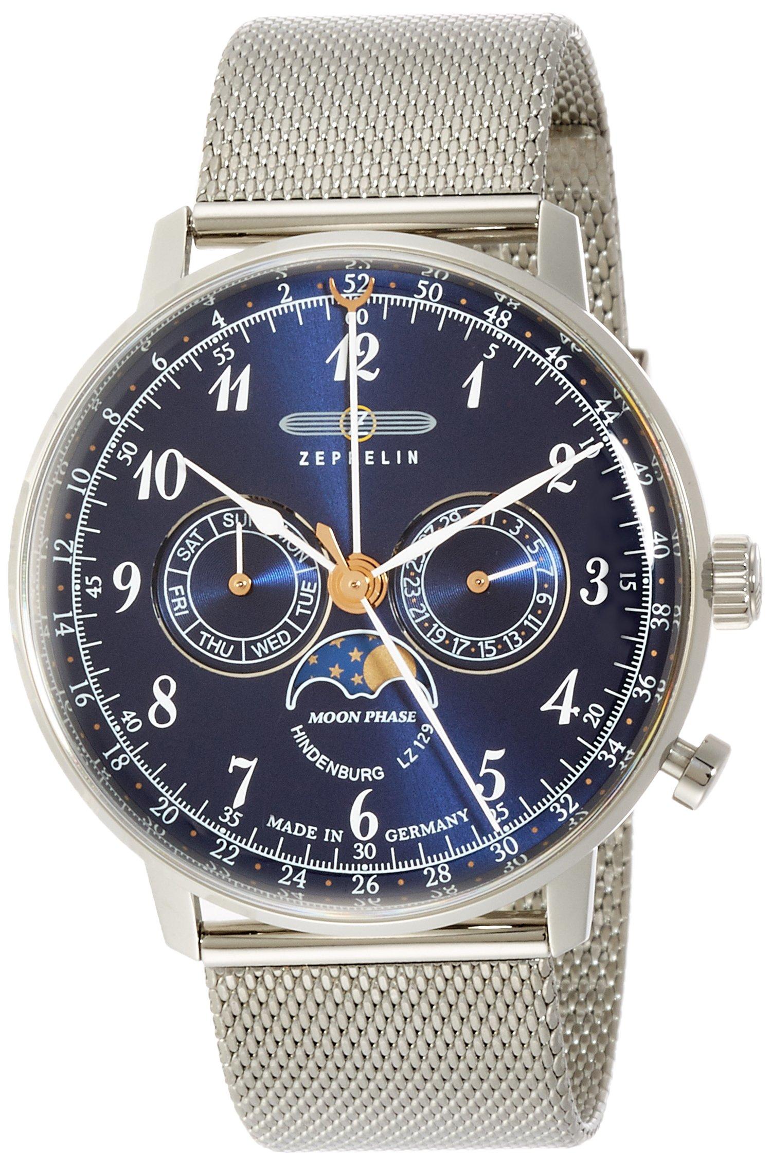 

[ZEPPELIN] ZEPPELIN Watch Hindenburg Black Dial Moon Phase 7036M3 Men s [Official Import] [Used]
