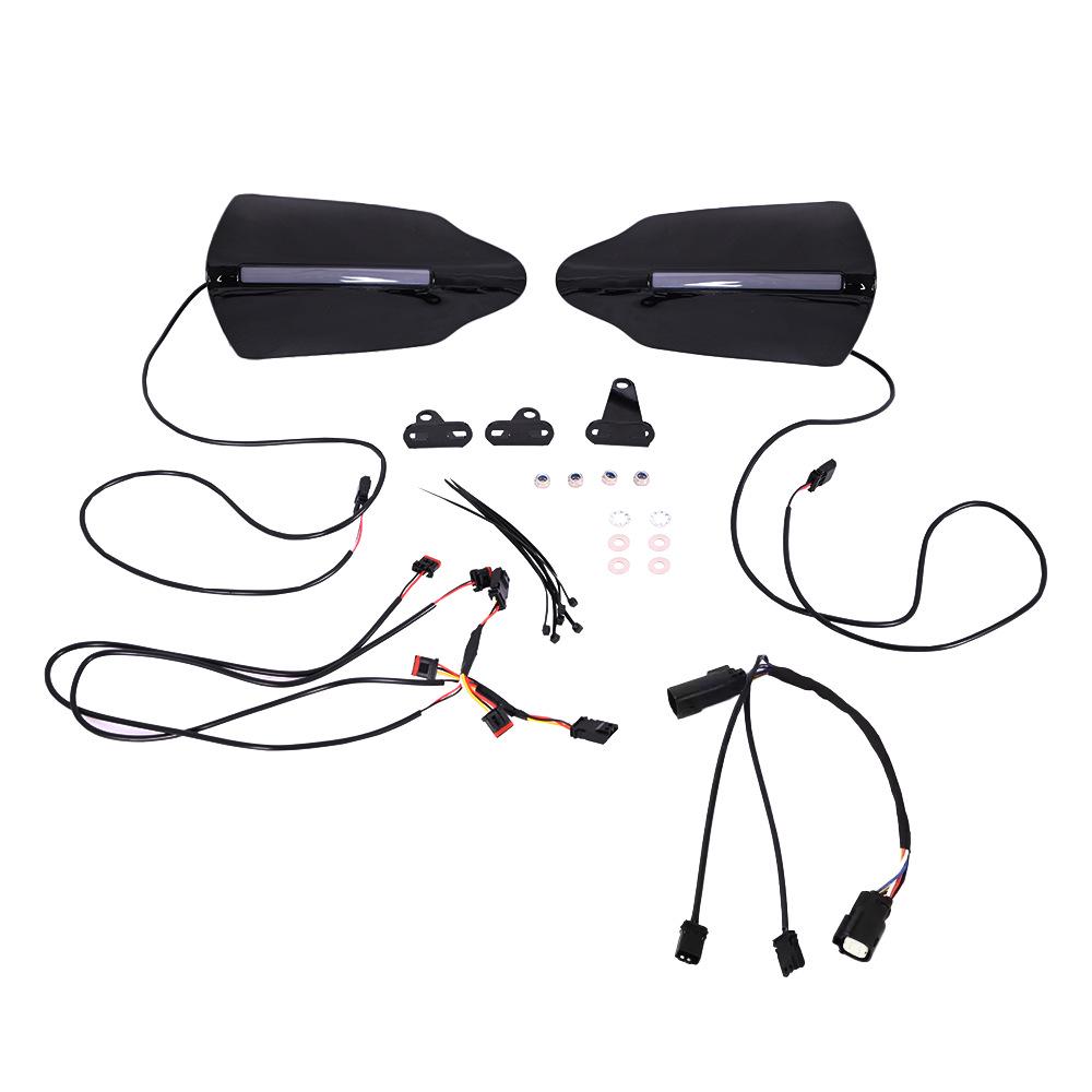 Harley Softail Glide Motorcycle Handguards with Lights