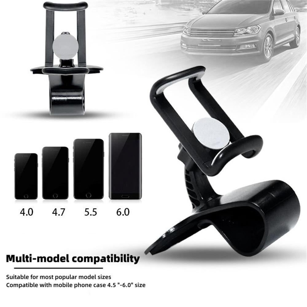 Universal Car Phone Holder Stand Dashboard Car Clip Mount GPS Bracket 360° Rotatable Phone GPS Support In Car For iPhone Xiaomi