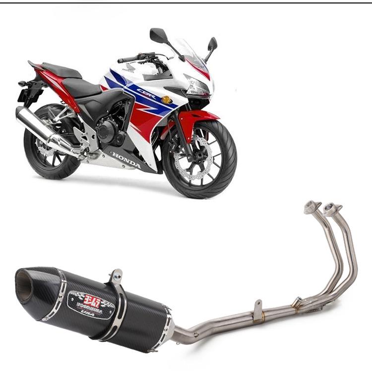 CBR500R/CB500R Stainless Steel Exhaust System for Motorcycle Modification