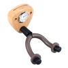 Wandmontierter Gitarrenhalter mit Hygrometer Holz Rutschfest Multifunktionaler Gitarrenhaken für Violine Mandoline Bass Leicht