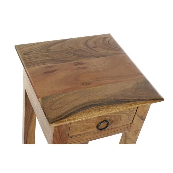 Table D'appoint Acacia 30 X 30 X 86 Cm