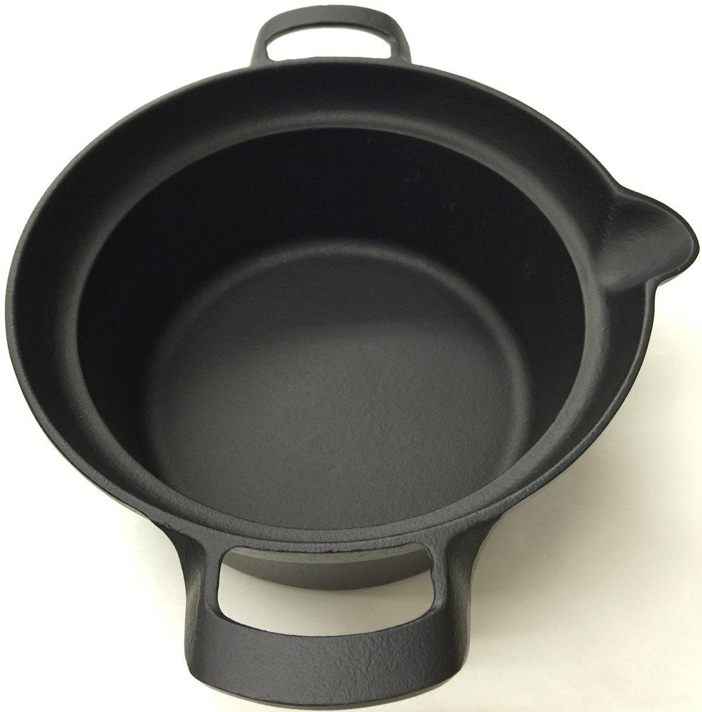 Nanbu Iron Craft Deep Fryer, 22cm, Iron, Made In Japan, 1.8L, Black, IC-011