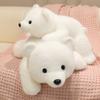 Cute Cute Polar Bear Plush Toy Snow White Bear Doll Sofa Doll Ornament Girl Companion Cloth
