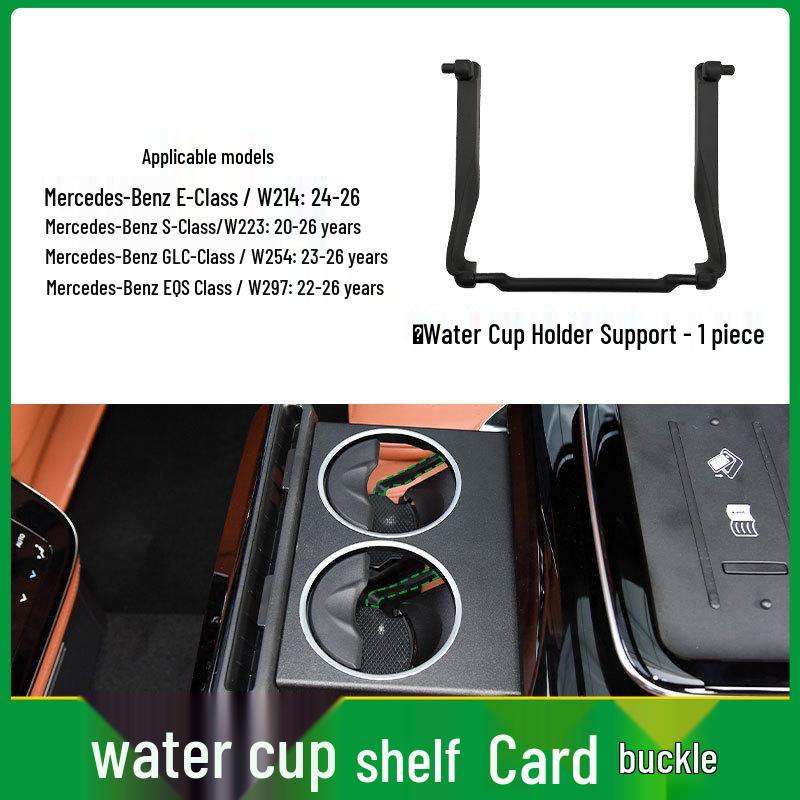 Zadní klip na držák nápojů pro Mercedes-Benz GLC, Třídu E, Třídu S, loketní opěrku EQS