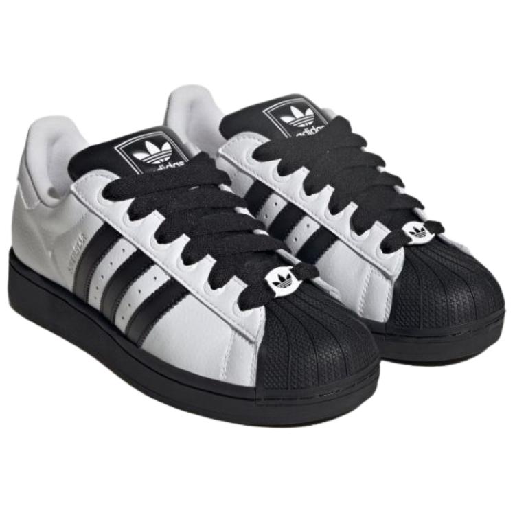 Adidas Originals Superstar 2 Soft Comfortable Versatile Sneakers Unisex Sneakers White Black KK4473