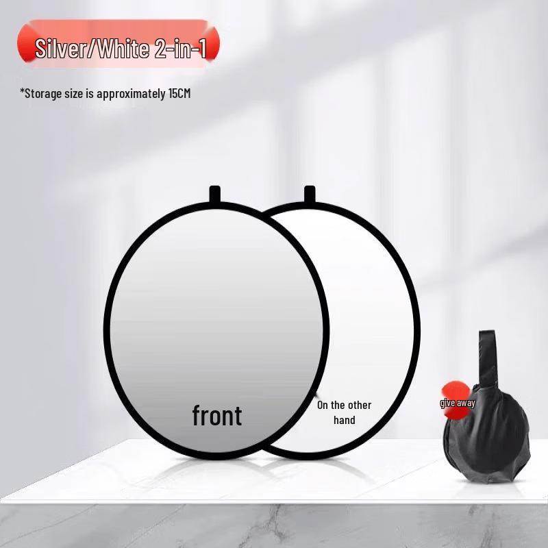 OLOEY 80cm Gold/Silver Photography Reflector 2-Pack