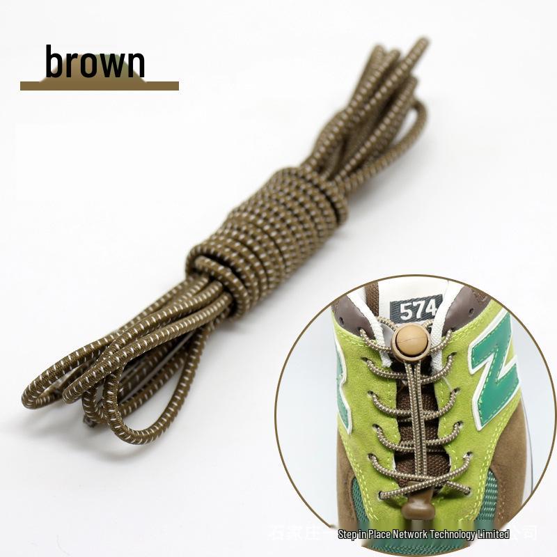 No-Tie Elastic Shoelaces with Buckle for Adults & Kids - Black, White & Color Options