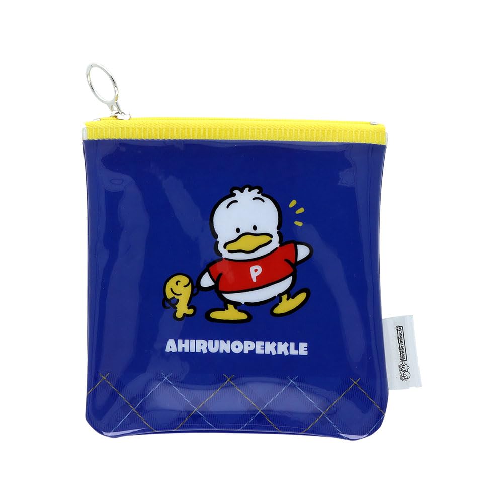 

Stationery Pekkle the Duck Sanrio Characters Goods Pouch Clear Material Flat Square S2337339 Sun-Star