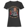 Old Truckers Never Die They Just Down Shift Trucking Occupations Womens Tee