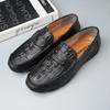 Quality Genuine Leather Shoes Men Loafers Slip On Soft Leather Casual Men Shoes Comfort Driving Shoes Men Flats Walking Footwear