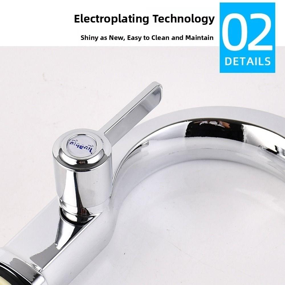 Multifunction Bathroom Basin Faucet Single Cold Deck Mounted Sink Faucet  Kitchen