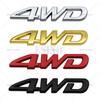 yscr3 Car Styling 3D 4WD Metal Zinc Alloy RearTrunk Fender Adhesive Badge Body Tailgate Displaceme Emblem For Toyota RAV 4