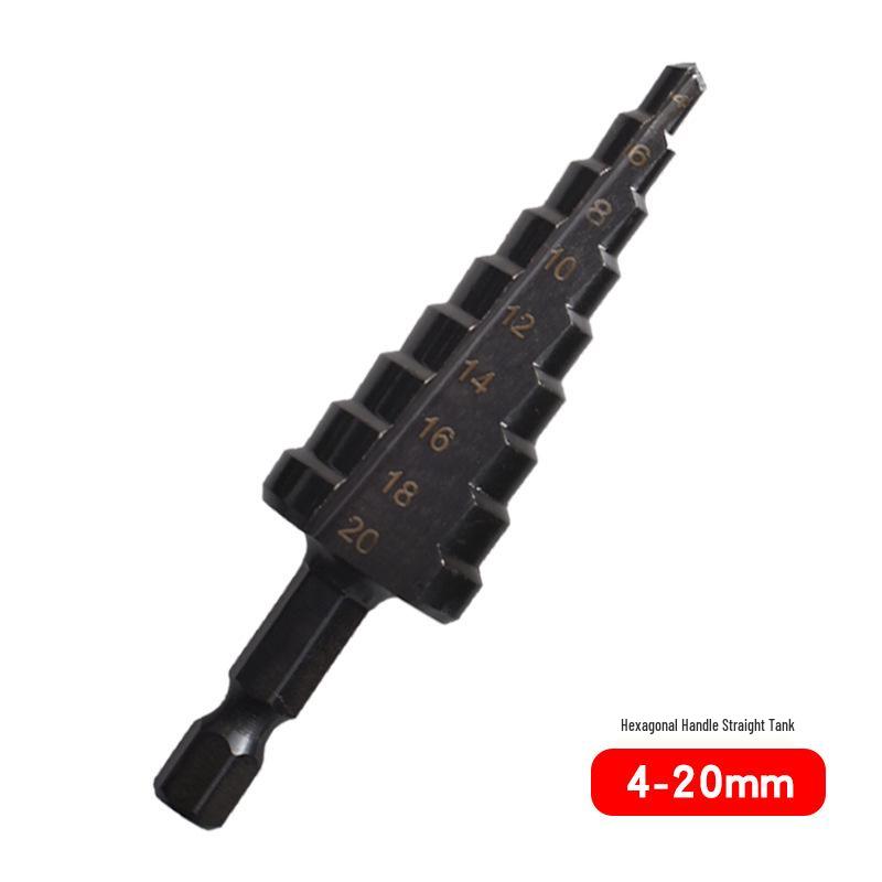 Hex Shank Step Drill Bit Set for Woodworking and Hole Enlarging