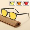 Y007 Unisex Full-Frame Yellow Night Vision Anti-Blue Light Glasses for Mobile, Computers, Gaming